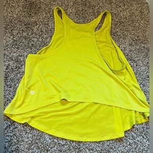 lululemon athletica Vibrant Yellow Tank Top